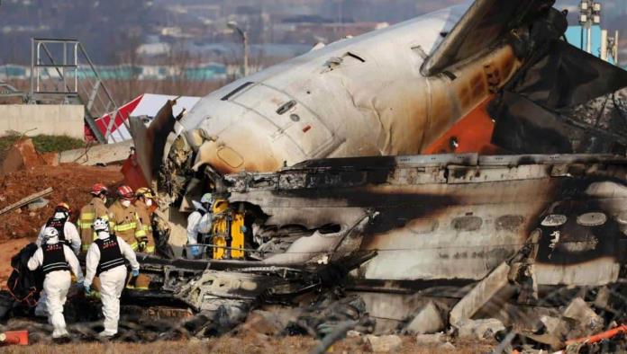 Accidente aéreo en Corea del Sur deja 179 muertos y solo dos sobrevivientes