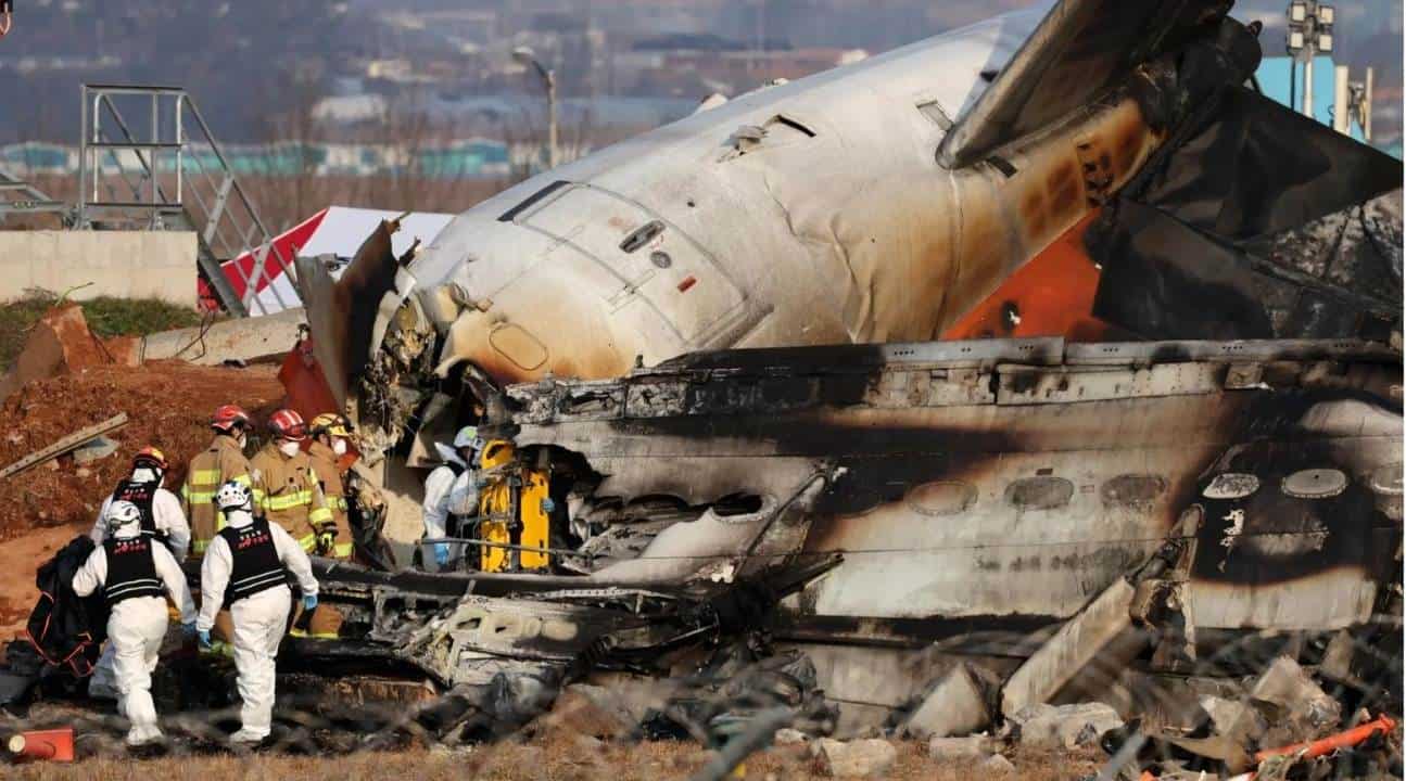 Accidente aéreo en Corea del Sur deja 179 muertos y solo dos sobrevivientes