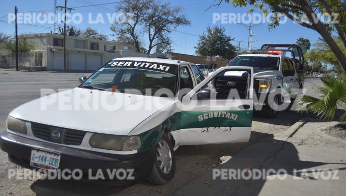 Causa taxista choque