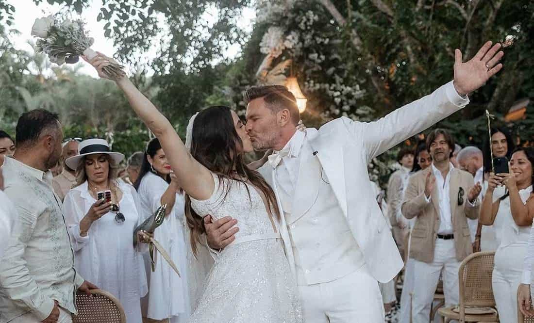 ¡Qué vivan los novios! Se casan Julián Gil y Valeria Marín