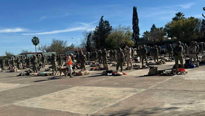 Concluyen militares con adiestramiento