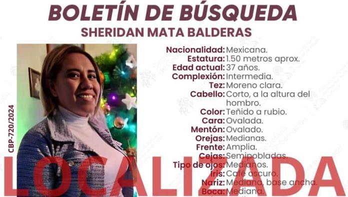 Localizan con bien a la activista Sheridan Mata