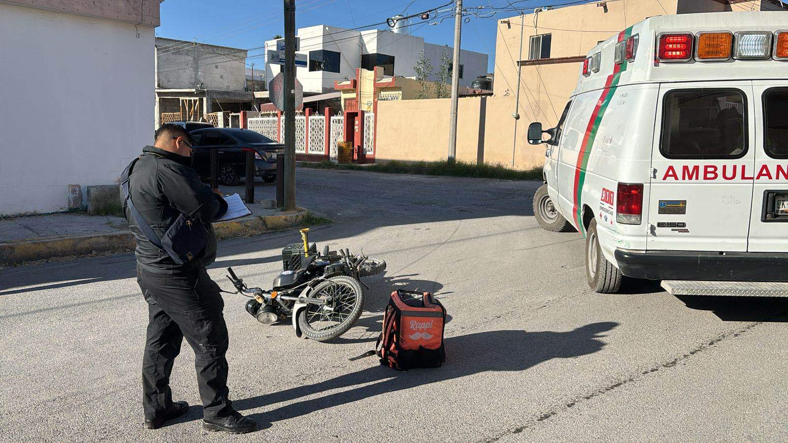 Manda a repartidor al hospital