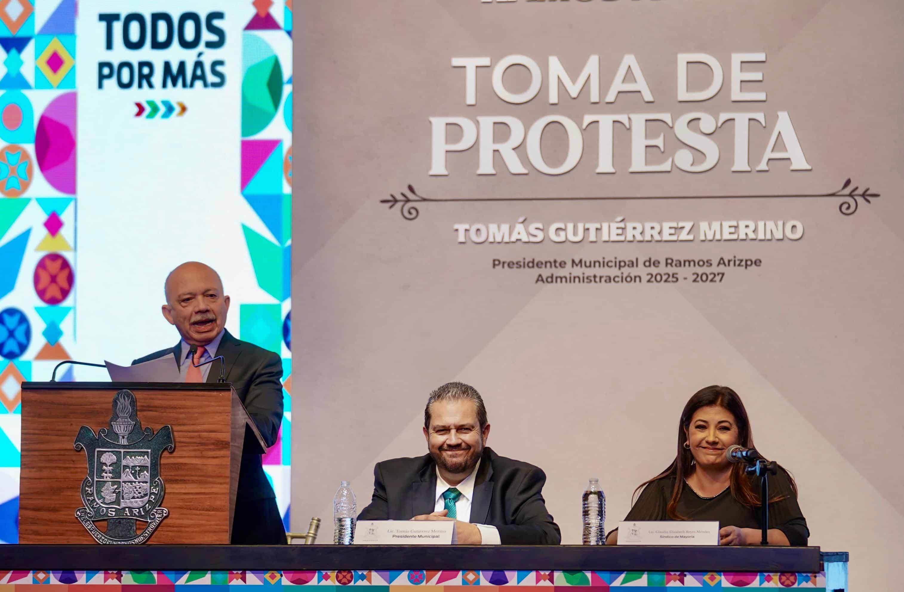 Consolidará Tomás rumbo de Ramos A.