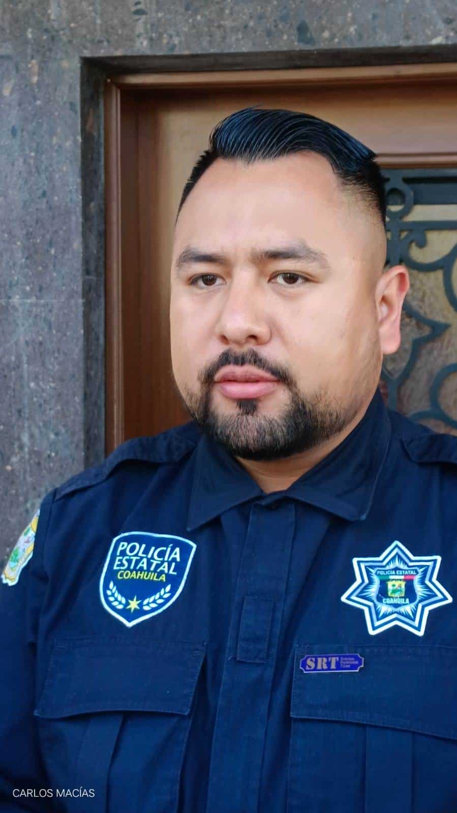 Salvador Rivera Rivera director del mando único policial en Sabinas.