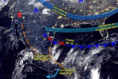 Llega el frente frío 20; Se esperan bajas temperaturas