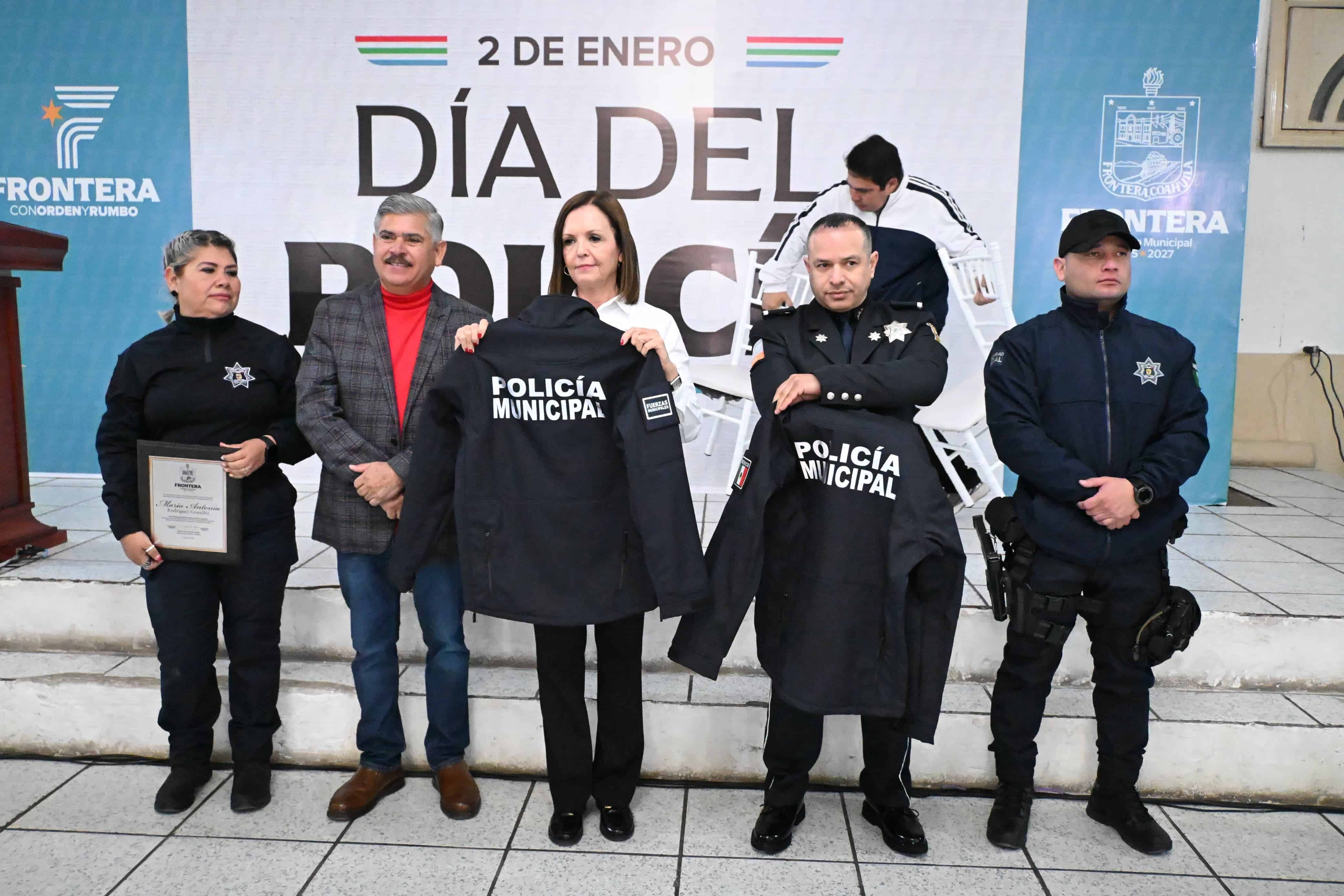 Frontera celebra el Día del Policía con reconocimientos y compromisos