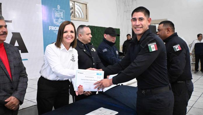 Frontera celebra el Día del Policía con reconocimientos y compromisos