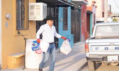 Arranca "Chano" Díaz con recolección de basura con el apoyo de la ciudadanía