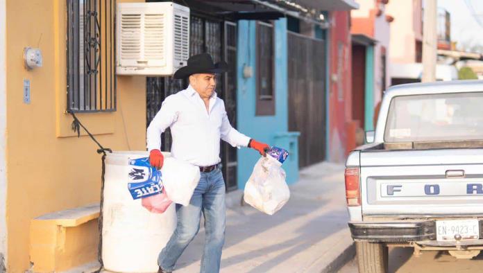 Arranca "Chano" Díaz con recolección de basura con el apoyo de la ciudadanía