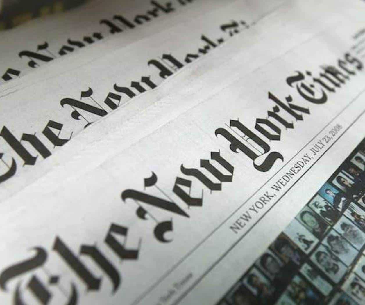 Fotografia: NY Times