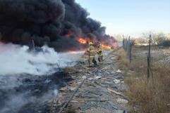 Se incendia recicladora clandestina