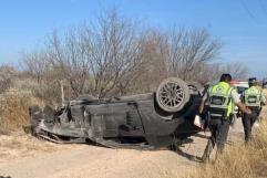 Muere conductor tras volcadura en  la carretera 57