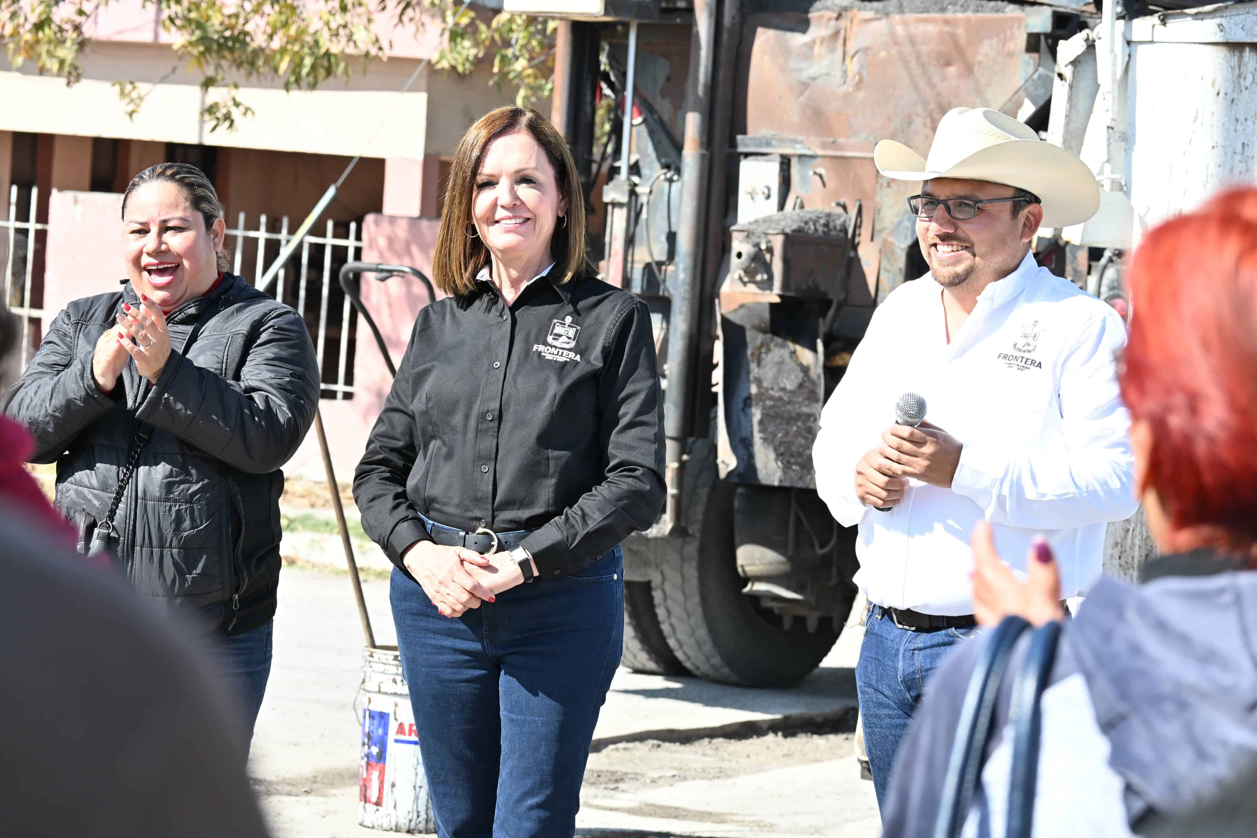Sari arranca programa de bacheo para poner Frontera en orden