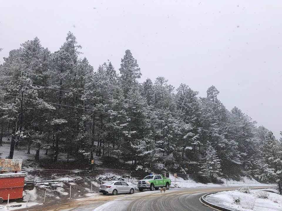 Nevada en Arteaga: Imagen de archivo de La Voz