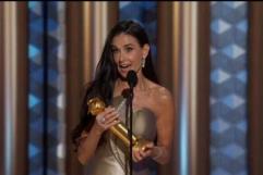 Demi Moore gana el Globo de Oro