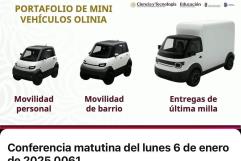 Presentan Olinia; La armadora nacional de autos eléctricos