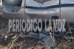 Se registra volcadura en la carretera Allende-Nva Rosita