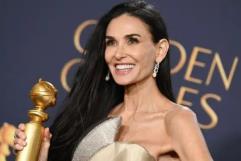 Demi Moore gana el Globo de Oro por su actuación en ´La Sustancia´