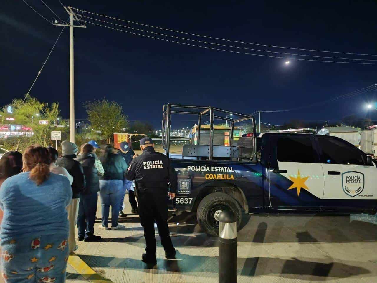 Policía Civil de Coahuila Apoya a la Ciudadanía Ante Frente Frío en Acuña