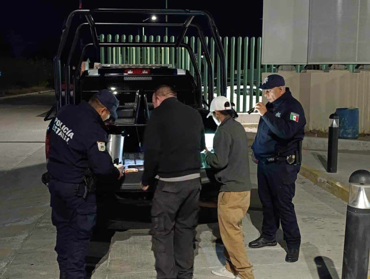 Policía Civil de Coahuila Apoya a la Ciudadanía Ante Frente Frío en Acuña