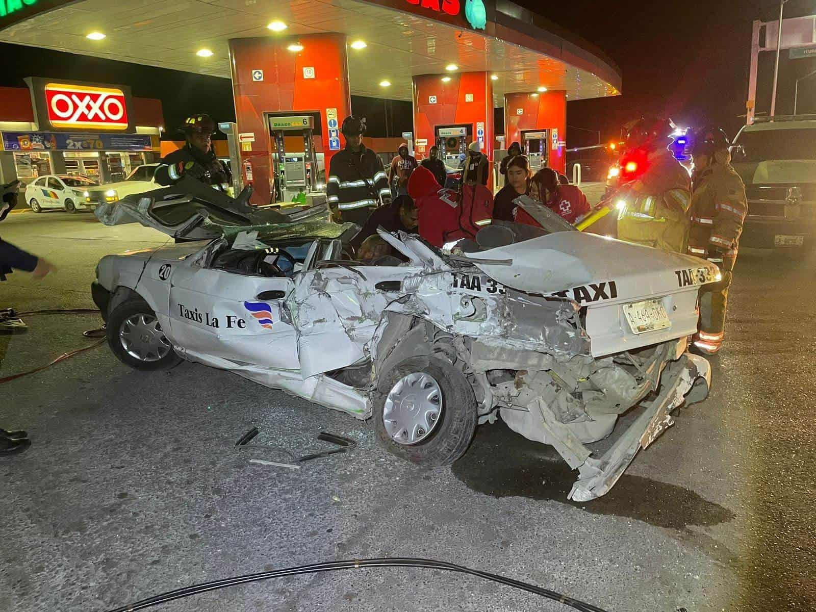 Accidente en Ciudad Acuña deja Dos Heridos: Taxista y Acompañante en Estado Crítico