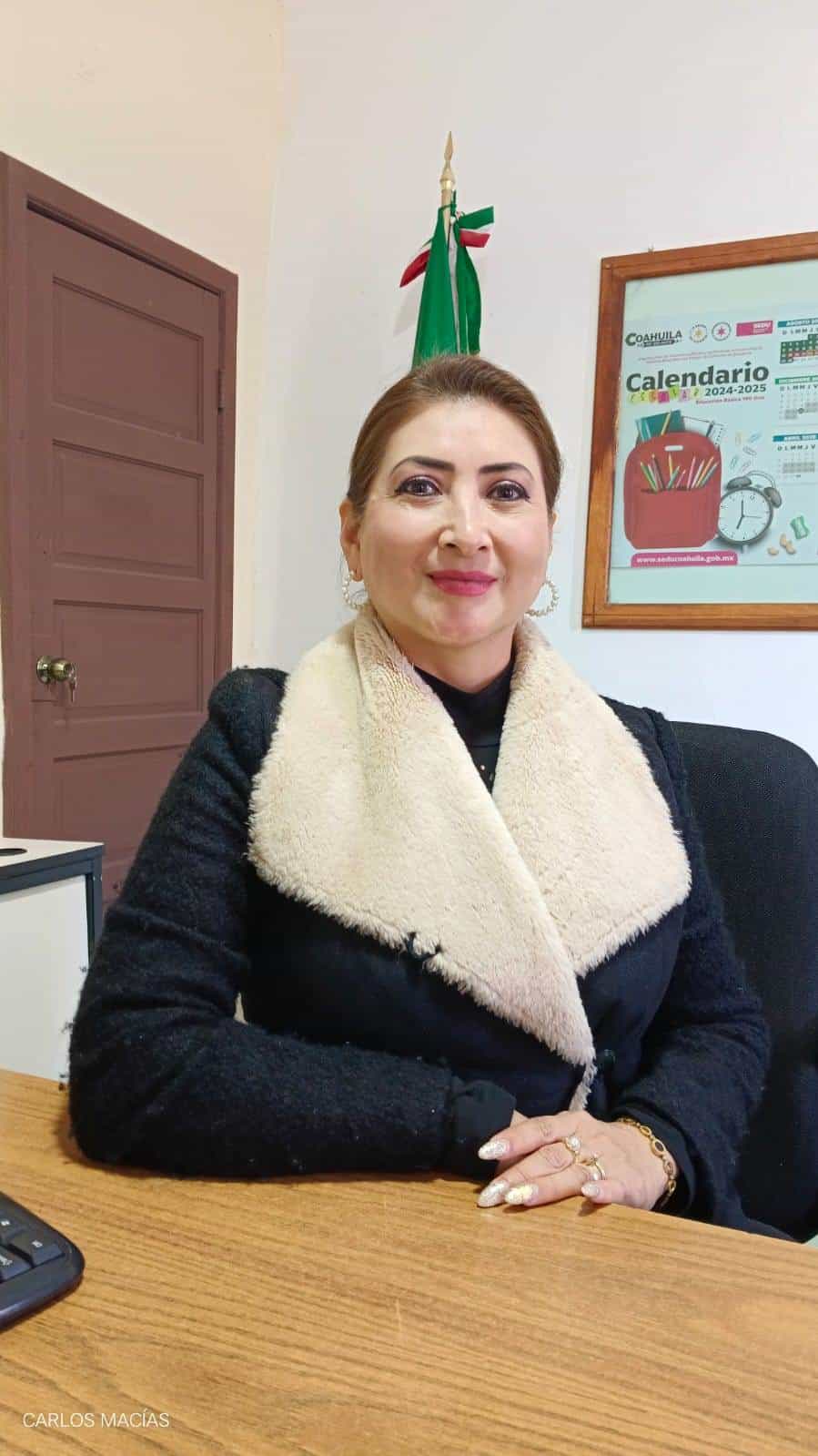 Marisol Ávila Menchaca subdirectora de servicios educativos en Sabinas, Juárez y Progreso.