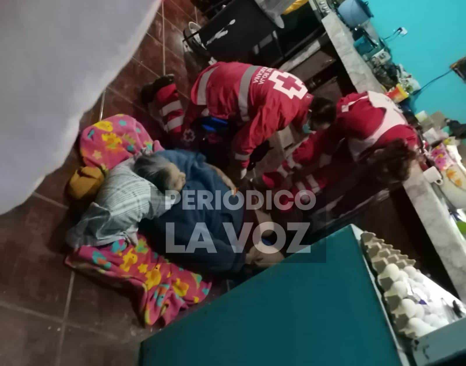 Sufre accidente doméstico mujer de la tercera edad