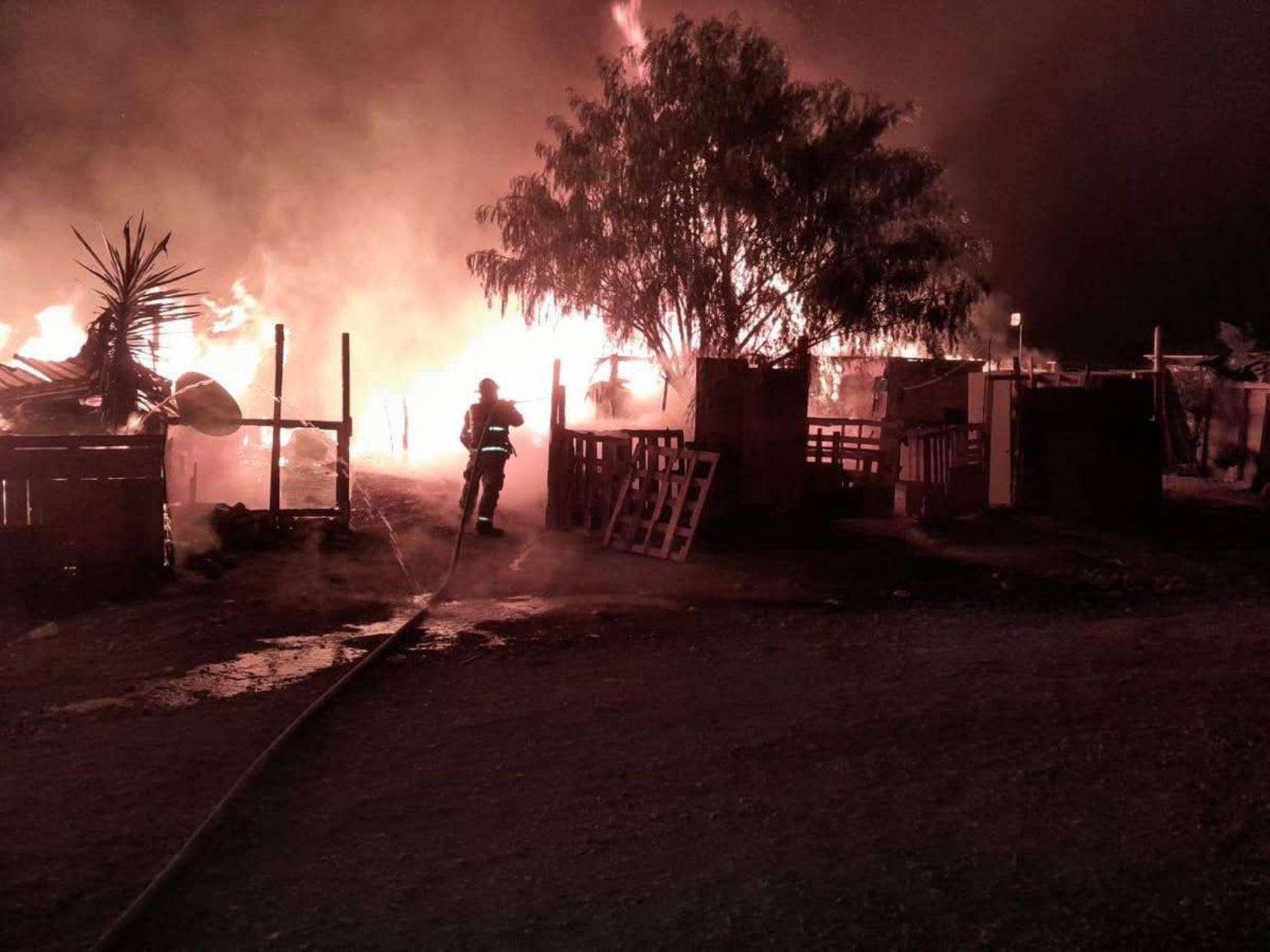 Deja incendio sin hogar a 6 familias, de Ramos Arizpe