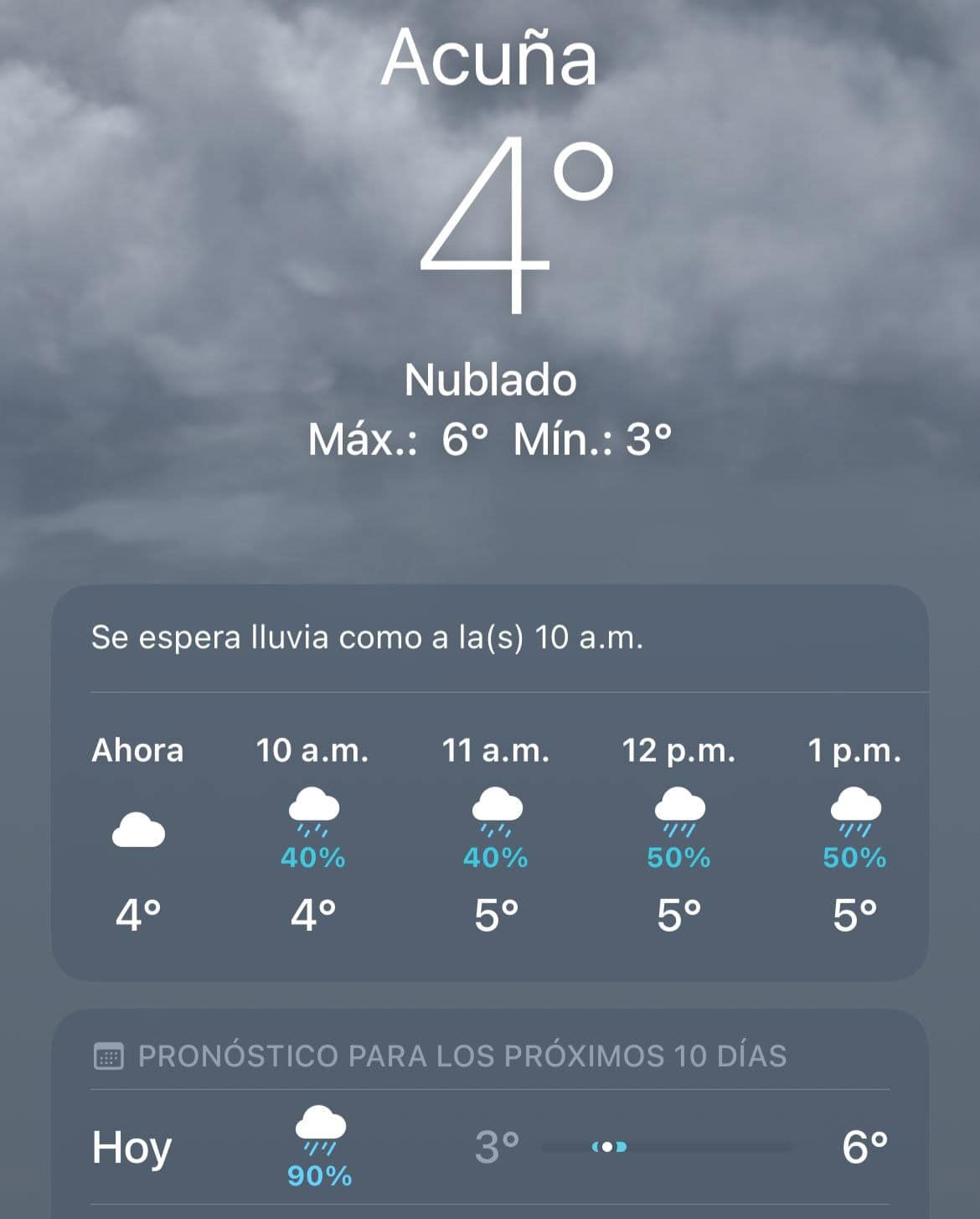 ¿CAERÁ NIEVE? Autoridades Informan sobre el Clima de Hoy en Ciudad Acuña