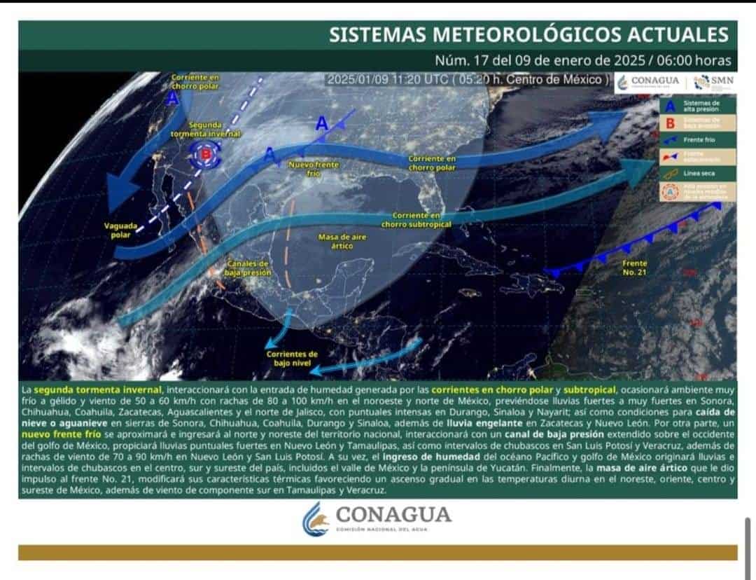 Segunda tormenta invernal genera heladas en Coahuila