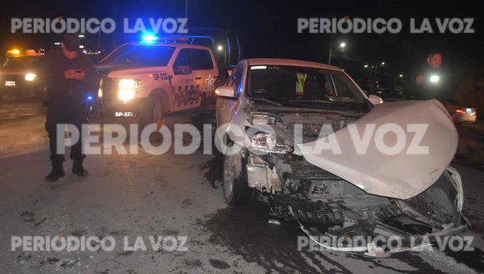 Quedan heridos en potente accidente