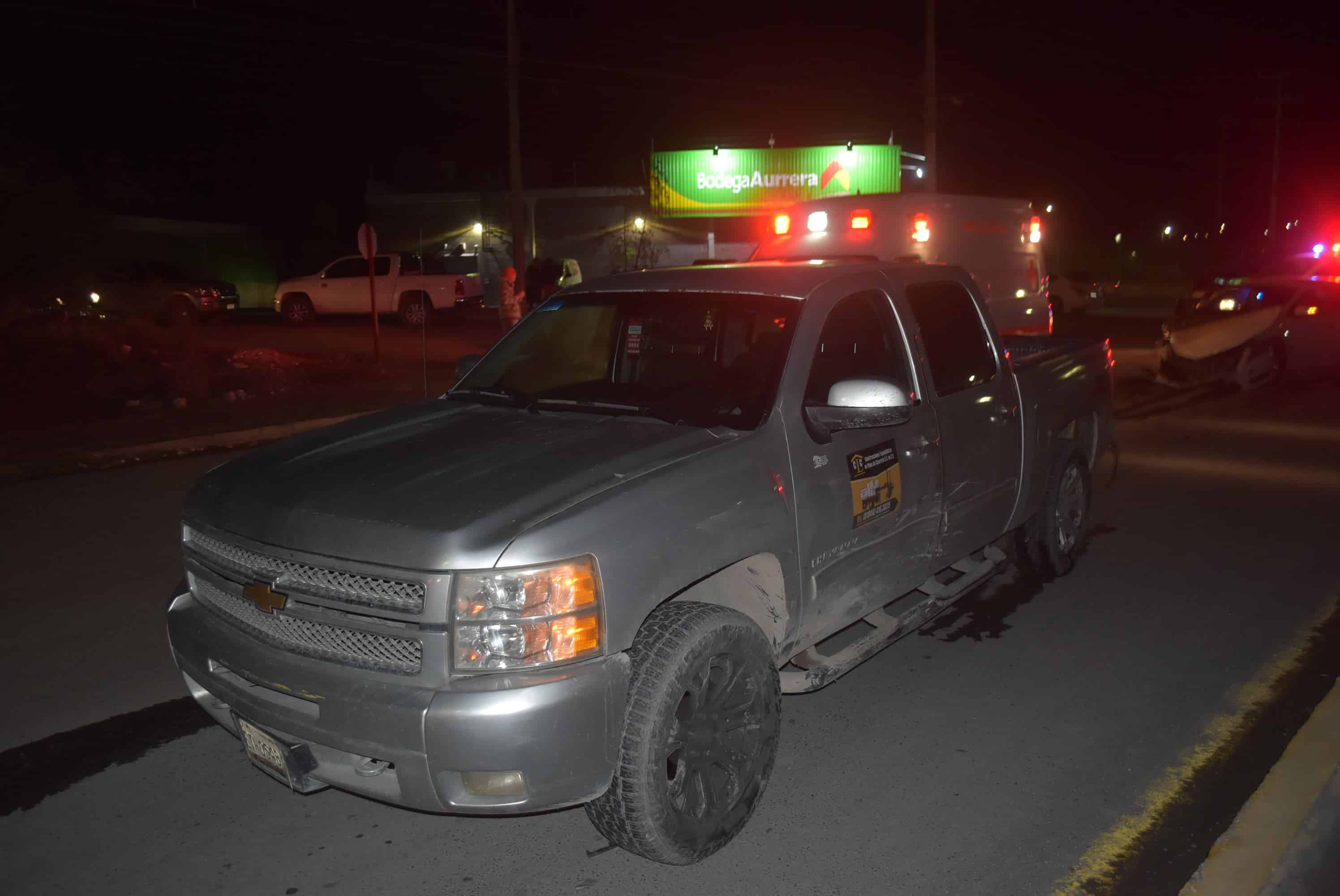 Quedan heridos en potente accidente