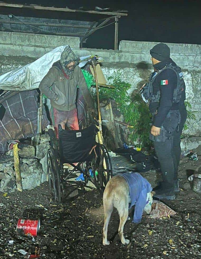 Juan Gregorio N fue auxiliado por Protección Civil y Seguridad Pública.