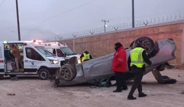 Accidente en la Carretera Federal 57 Deja un Conductor Lesionado en Nava