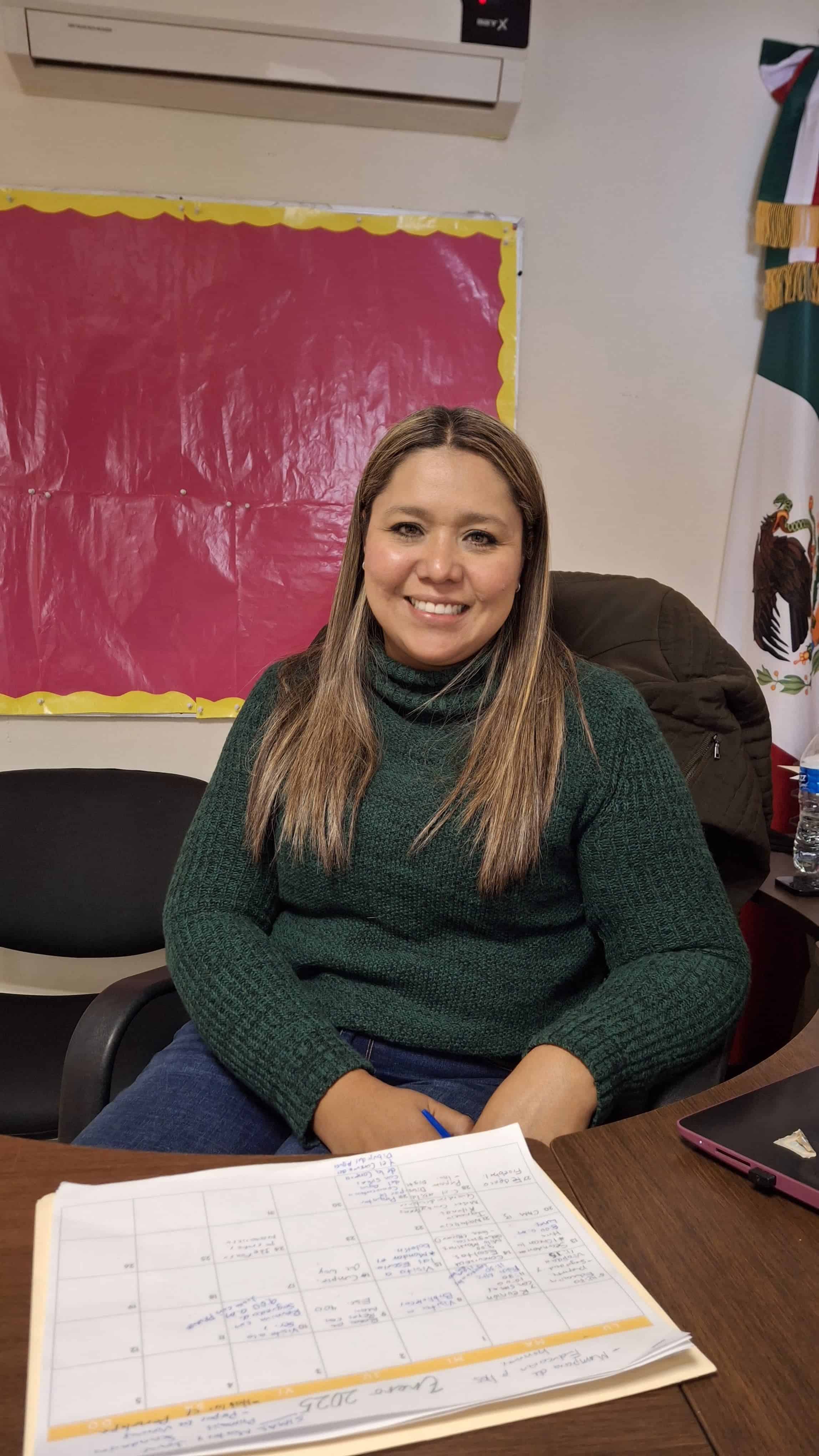 Claudia Briseño Hernández, directora de Educación.