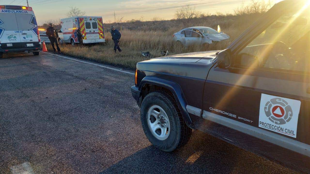 Accidente en la Carretera 57 Deja Dos Lesionados y Un Conductor Huyó