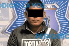 Traía cuchillo y cricri; Detienen a presunto asaltante vinculado a múltiples atracos