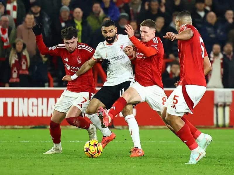 Liverpool no pudo vencer al Nottigham Forest esta temporada.