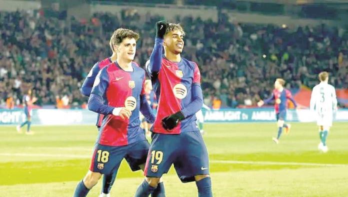 Barcelona da un baile al Betis en Copa del Rey