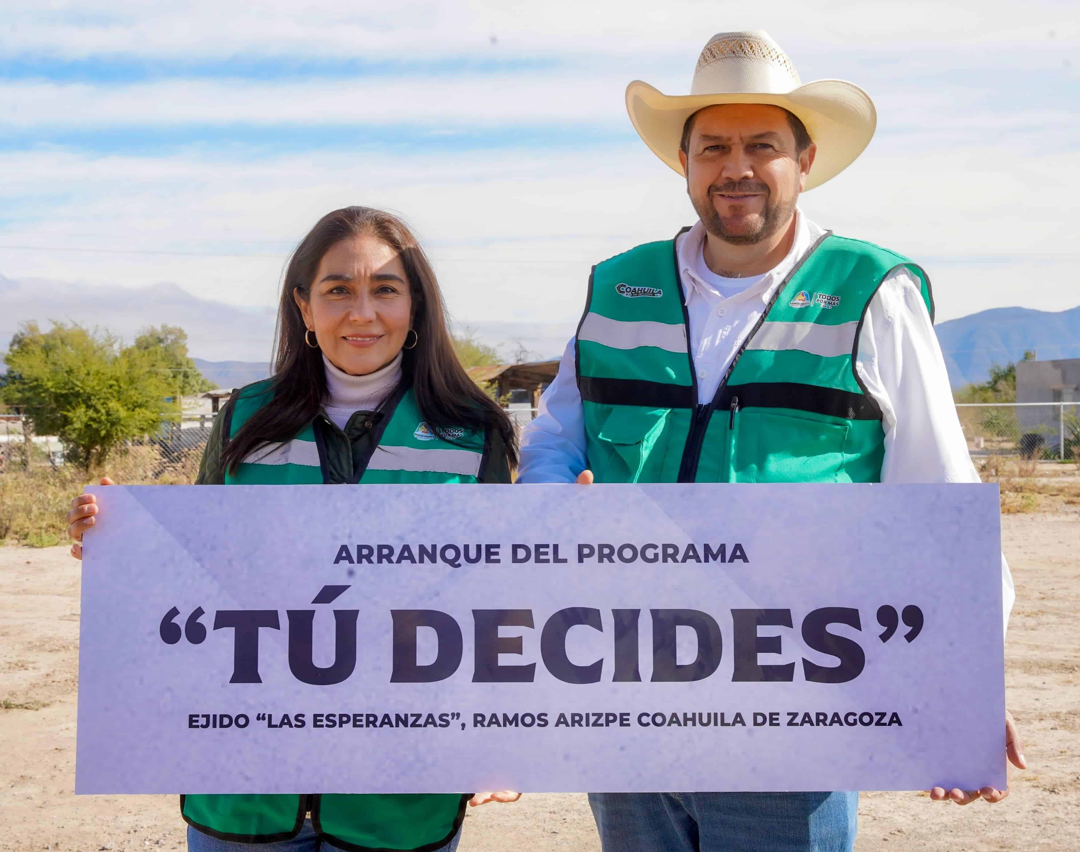 Inicia Programa "Tú Decides"