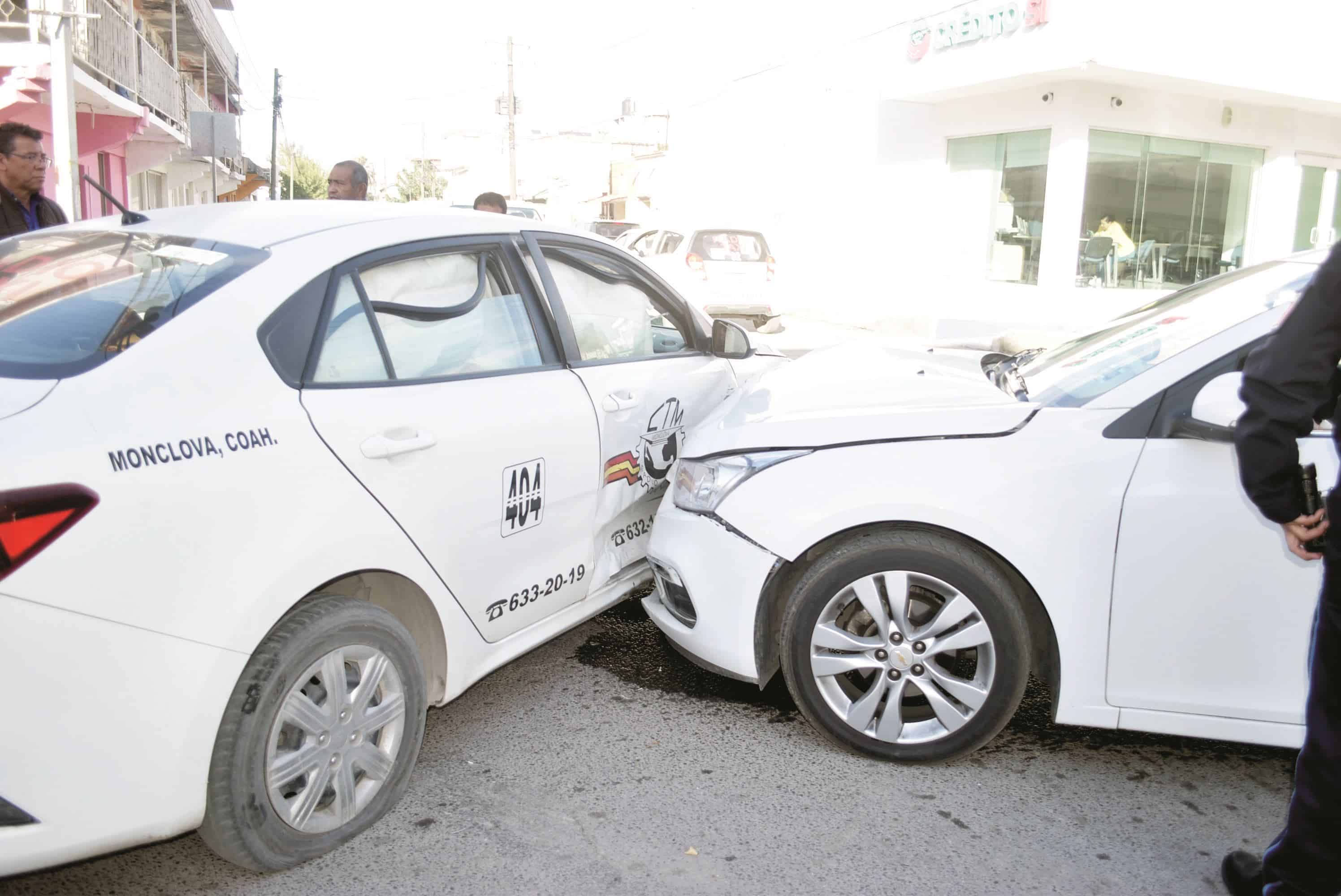 Potente choque en la Zona Centro