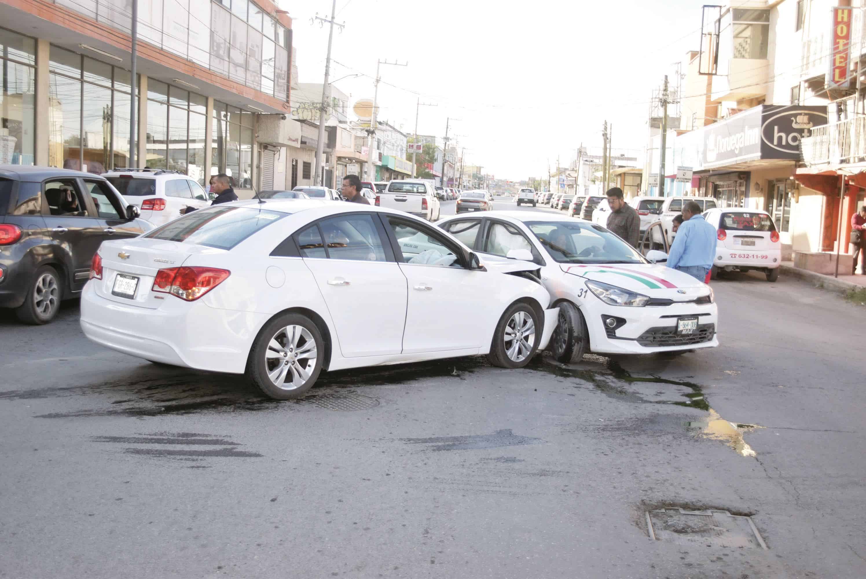 Potente choque en la Zona Centro