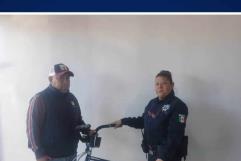 Recuperan bicicleta robada; intensifican operativos en Nava