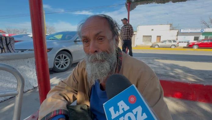 Adulto mayor refugiado en albergue agradece ayuda 