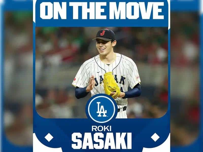 Sasaki, firmado por seis años a cambio de apenas seis millones de dólares, llega con etiqueta de prodigio.