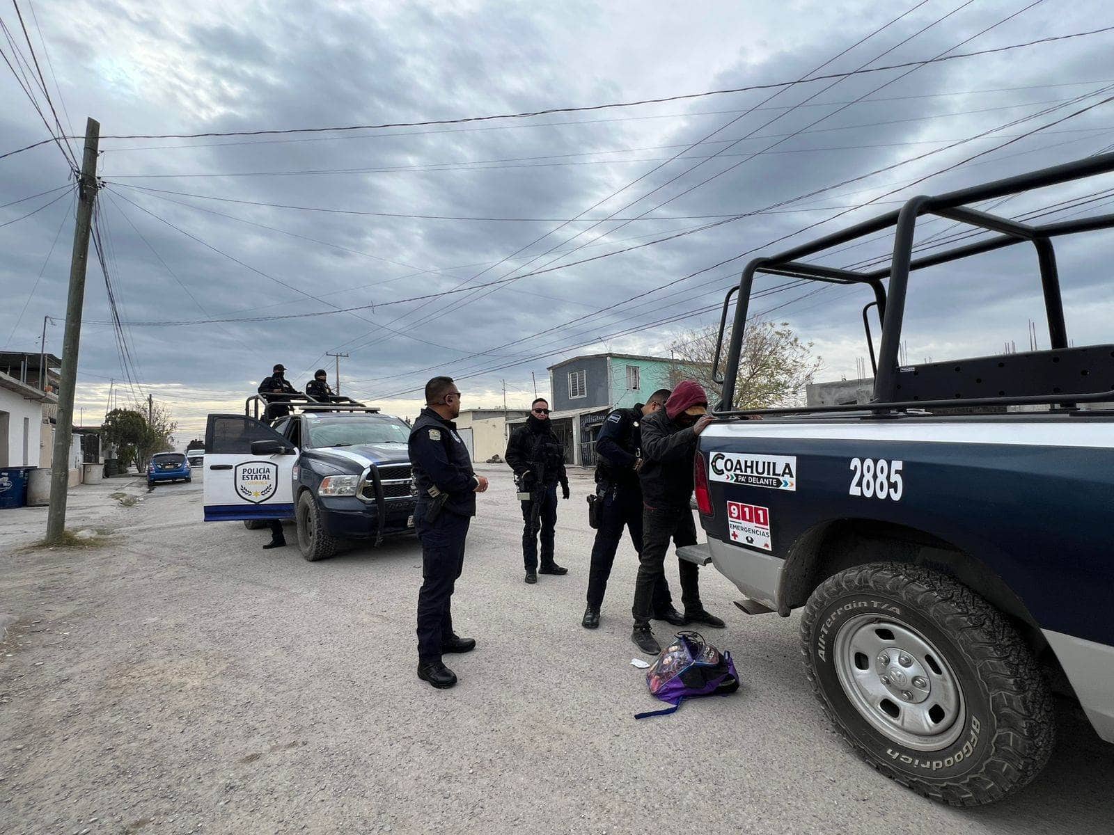 Realizan operativo de seguridad conjunto en Sabinas; participa la Secretaria de Marina