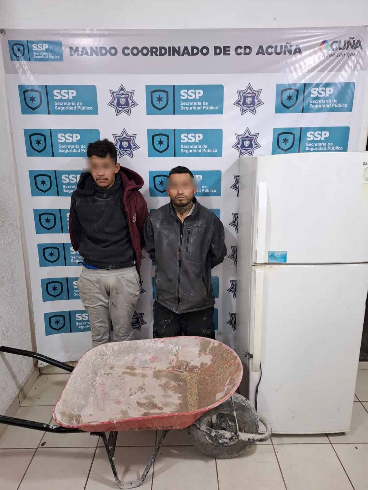 Preocupación por robos en Ciudad Acuña: detienen a dos jóvenes por receptación dolosa