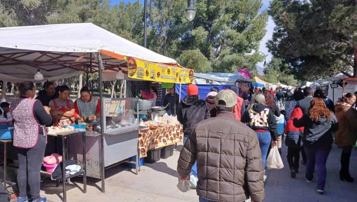 Lució desairada La Alameda, por frío