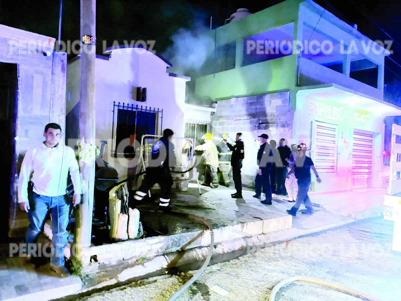 Se le quema casa al estar en velorio